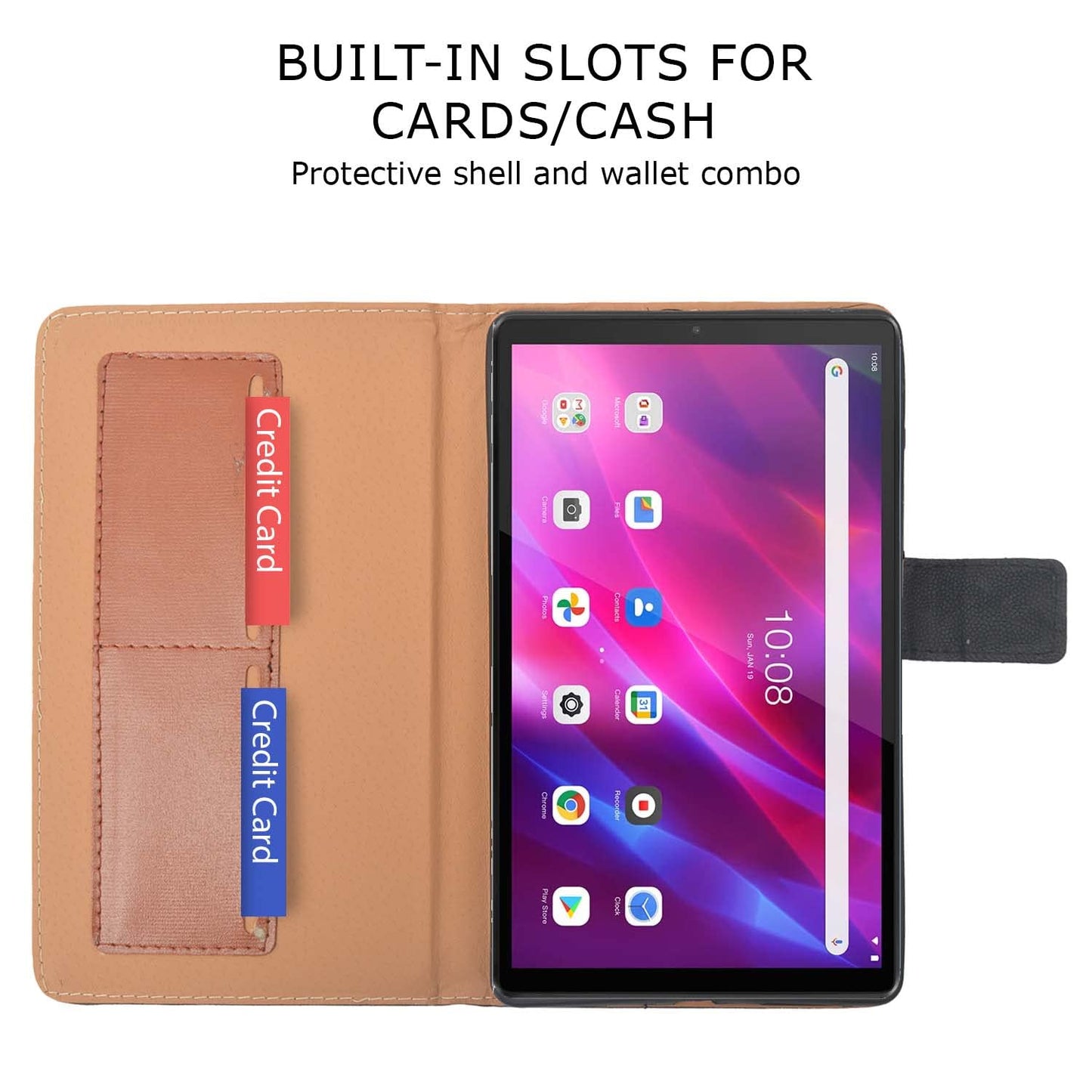 Flip Cover for Lenovo K10/K10 FHD/M10 FHD Plus