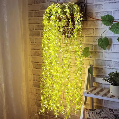 200 LED Leaf Vine Curtain Lights