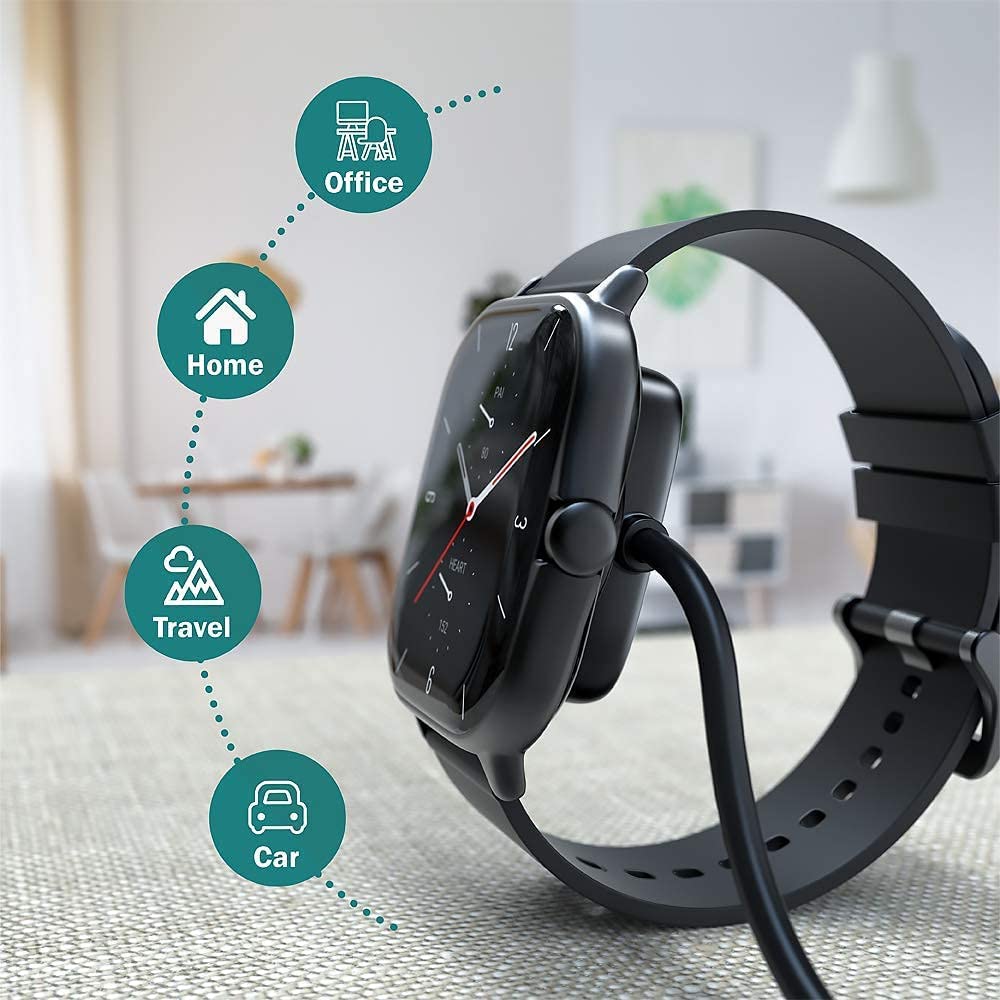 Charger for Amazfit GTR 2, GTR 2e, GTS 2, GTS 2e, GTS2 Mini, Pop, Pop pro, Bip U, T-REX Pro(Not for T-REX), Zepp E, Zepp Z