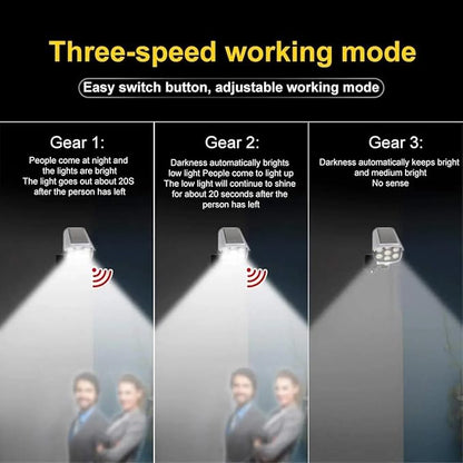 Solar Lights Outdoor Motion Sensor