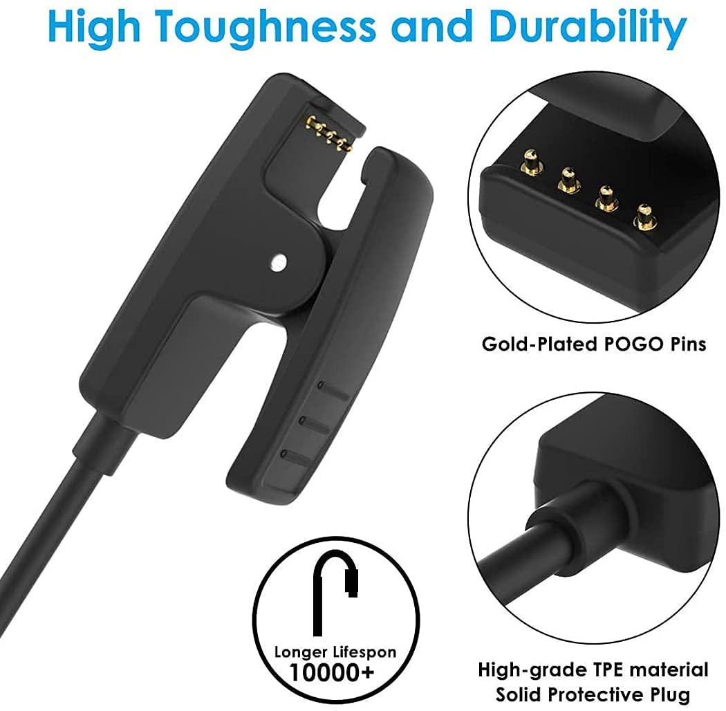 Charger  for Garmin Forerunner 35 35J 230 235 630 645 Music 735XT, Approach G10 S20, Vivo Move HR, Fore Athlete 35J