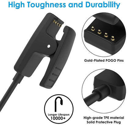 Charger  for Garmin Forerunner 35 35J 230 235 630 645 Music 735XT, Approach G10 S20, Vivo Move HR, Fore Athlete 35J