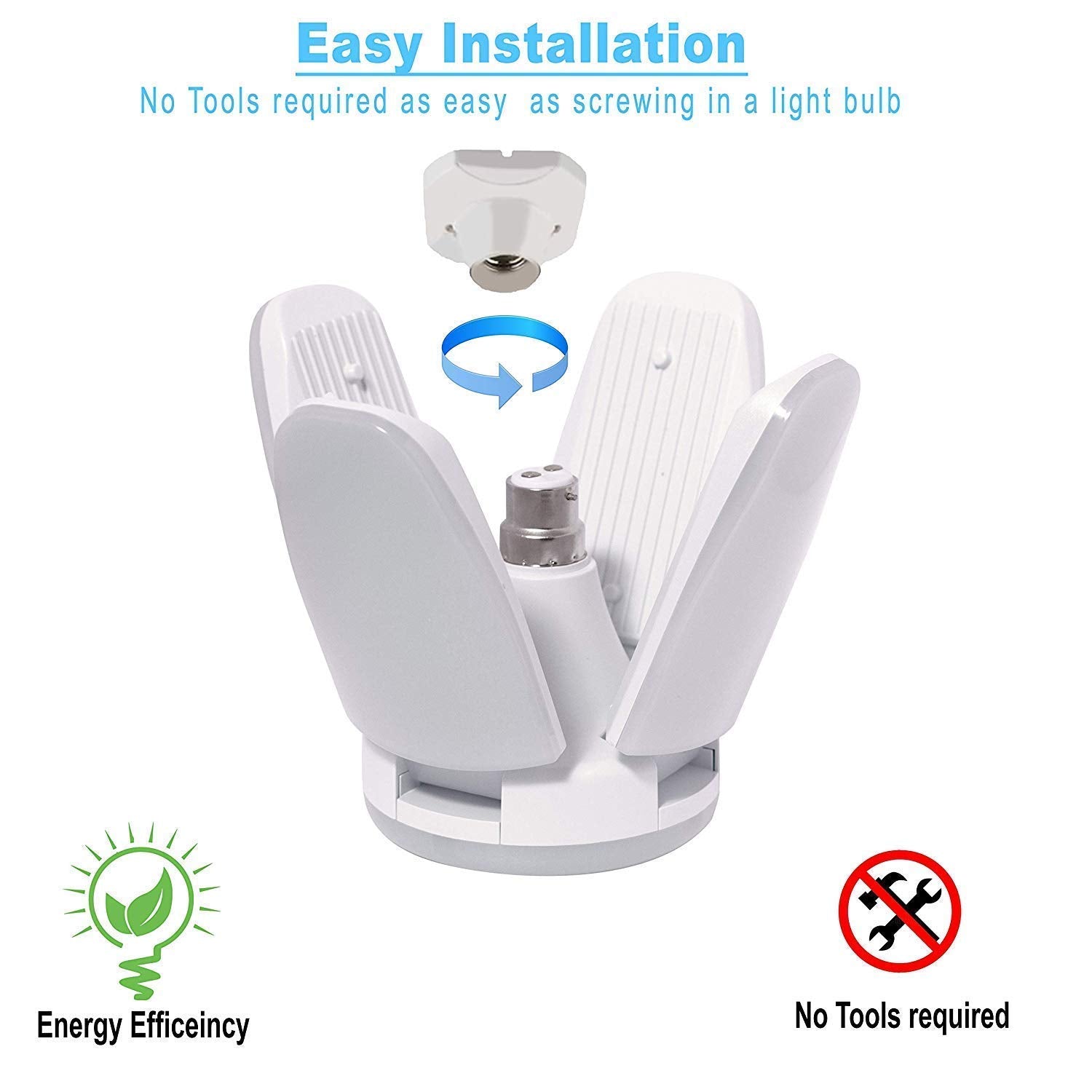 15W Fan Shape Led Bulb Upto 855% Energy Saving Ceiling Bulb Lights