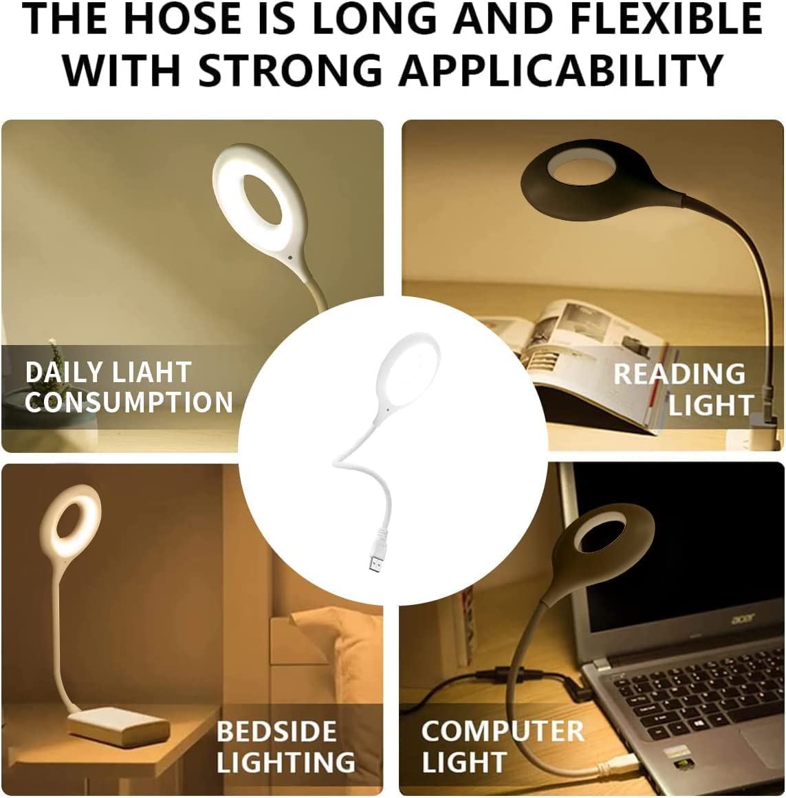 USB Intelligent Voice Control Lamp Activated Lights