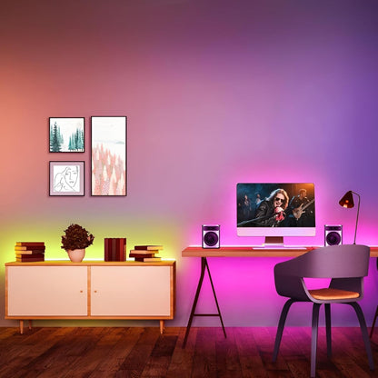 8m Waterproof LED Fairy Lights Music Sync