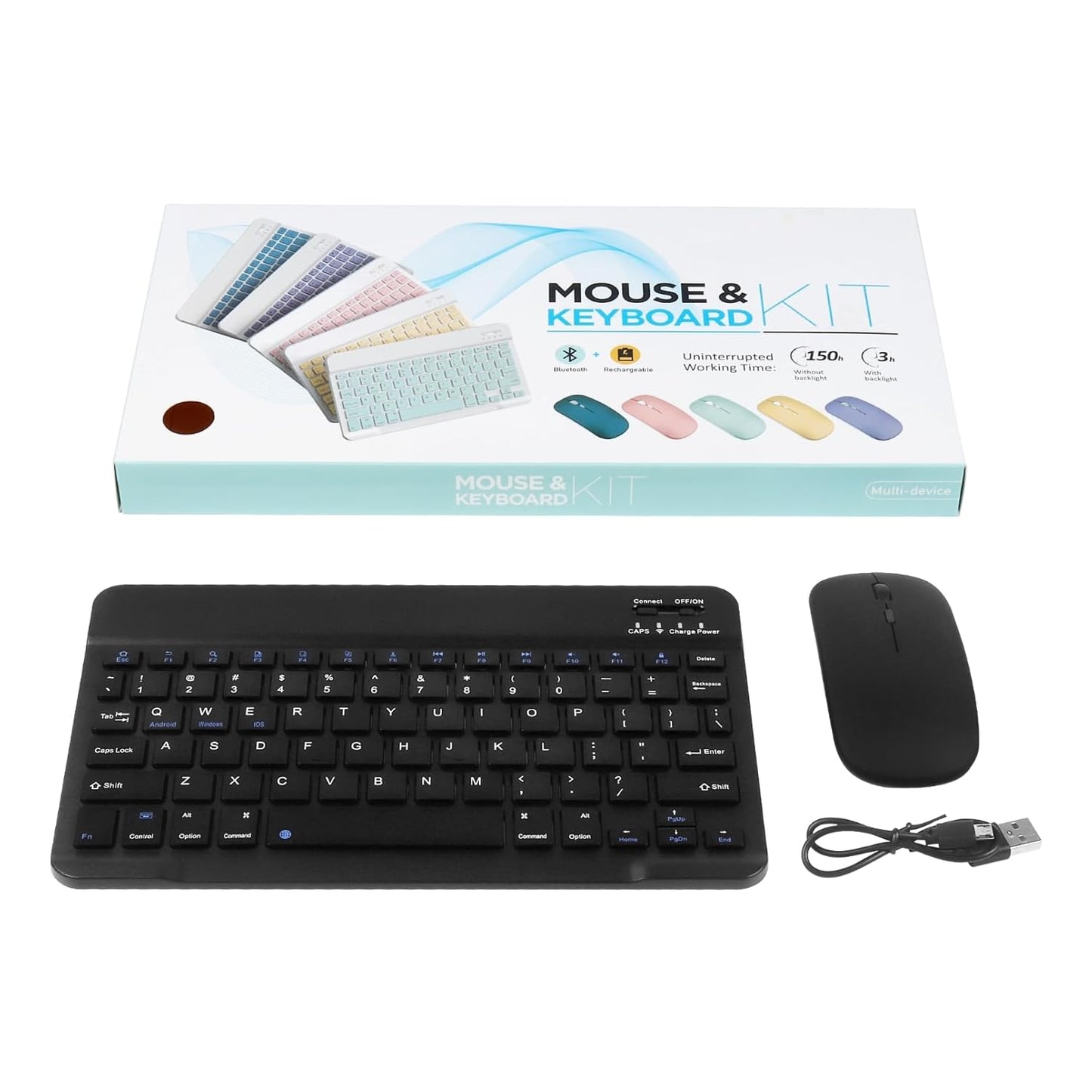 Mini Bluetooth Keyboard and Mouse Combo