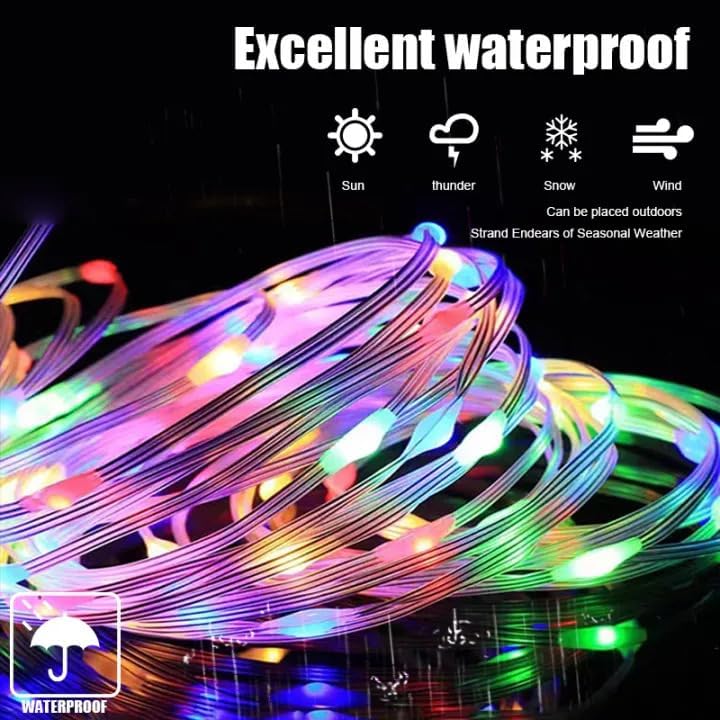 8m Waterproof LED Fairy Lights Music Sync
