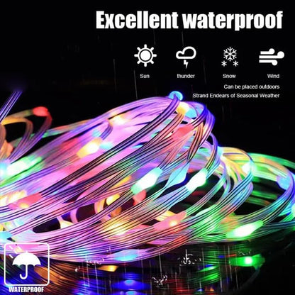 8m Waterproof LED Fairy Lights Music Sync