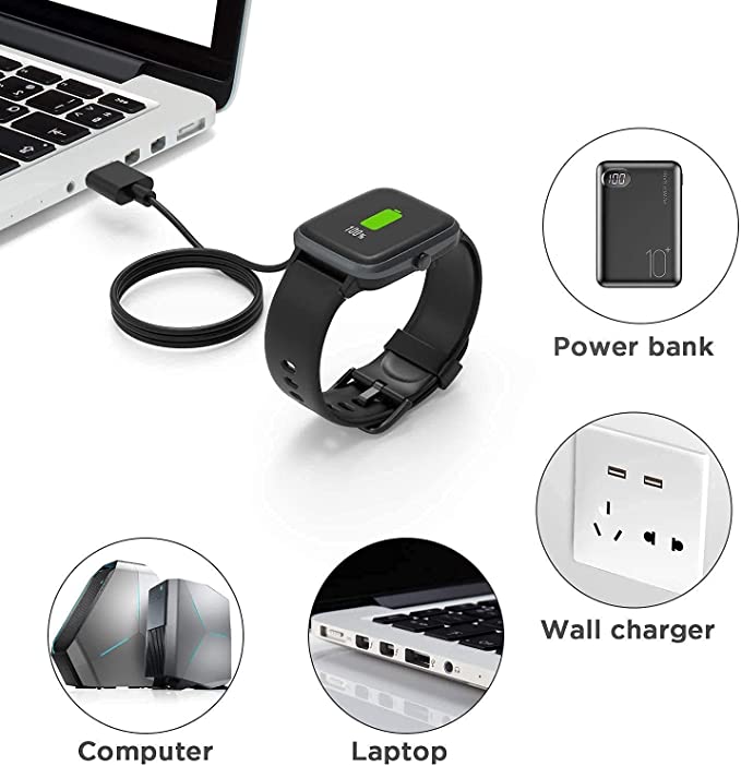 Charging Cable For boAt Wanderer Smart Watch
