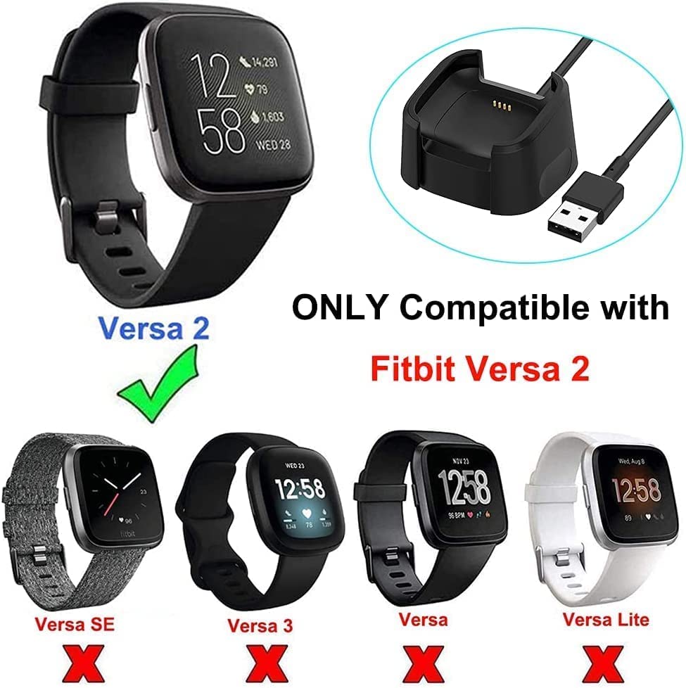 Ecellstreet Charging Cable for Fitbit Versa 2