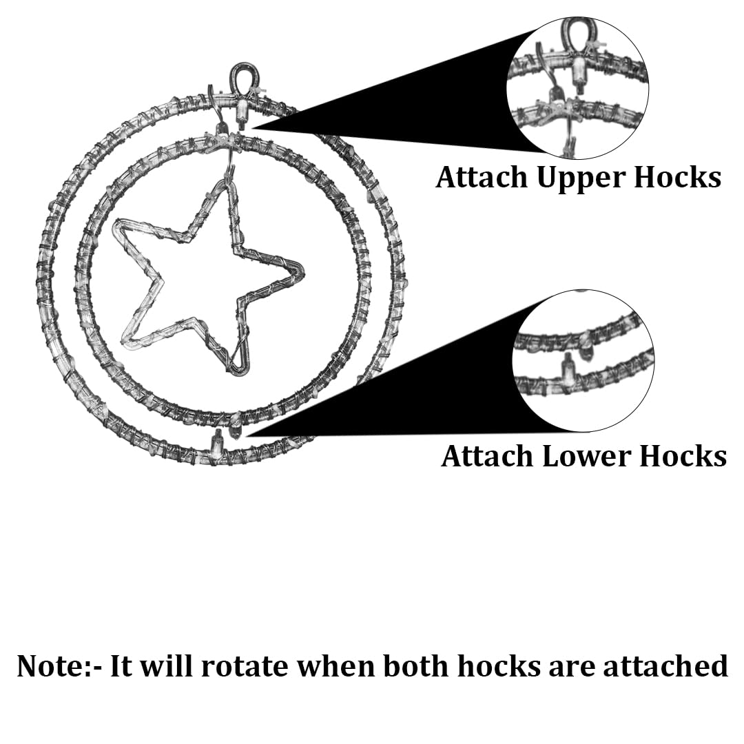 Star Ring Warm LED Decorative Light