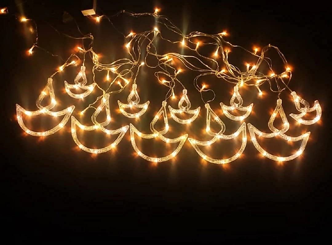 Diya 6+6 Curtain Fairy Lights