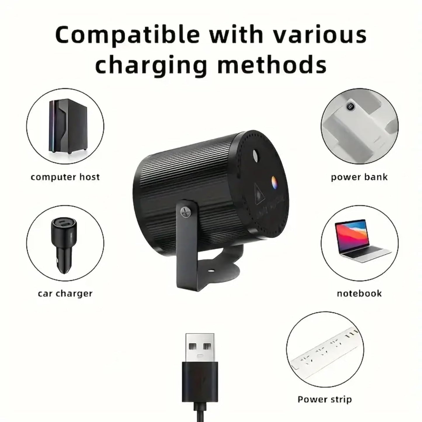 Laser Glow 16 Pattern USB Party Light