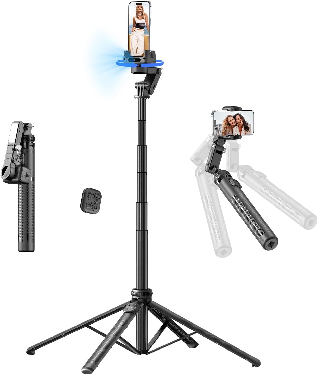 Auto Face-Tracking Gimbal Stabilizer Tripod