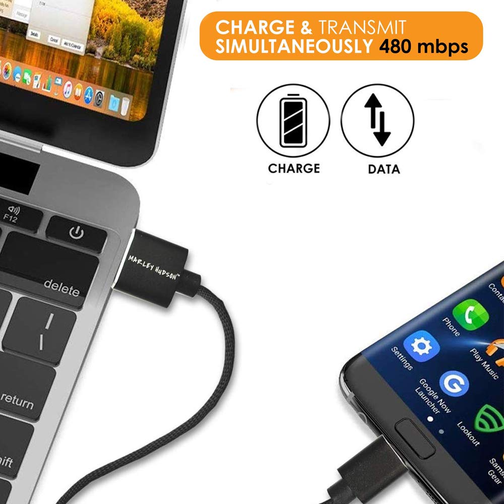 Marley Hudson Charging  Cable - Micro USB Charger 2.4A