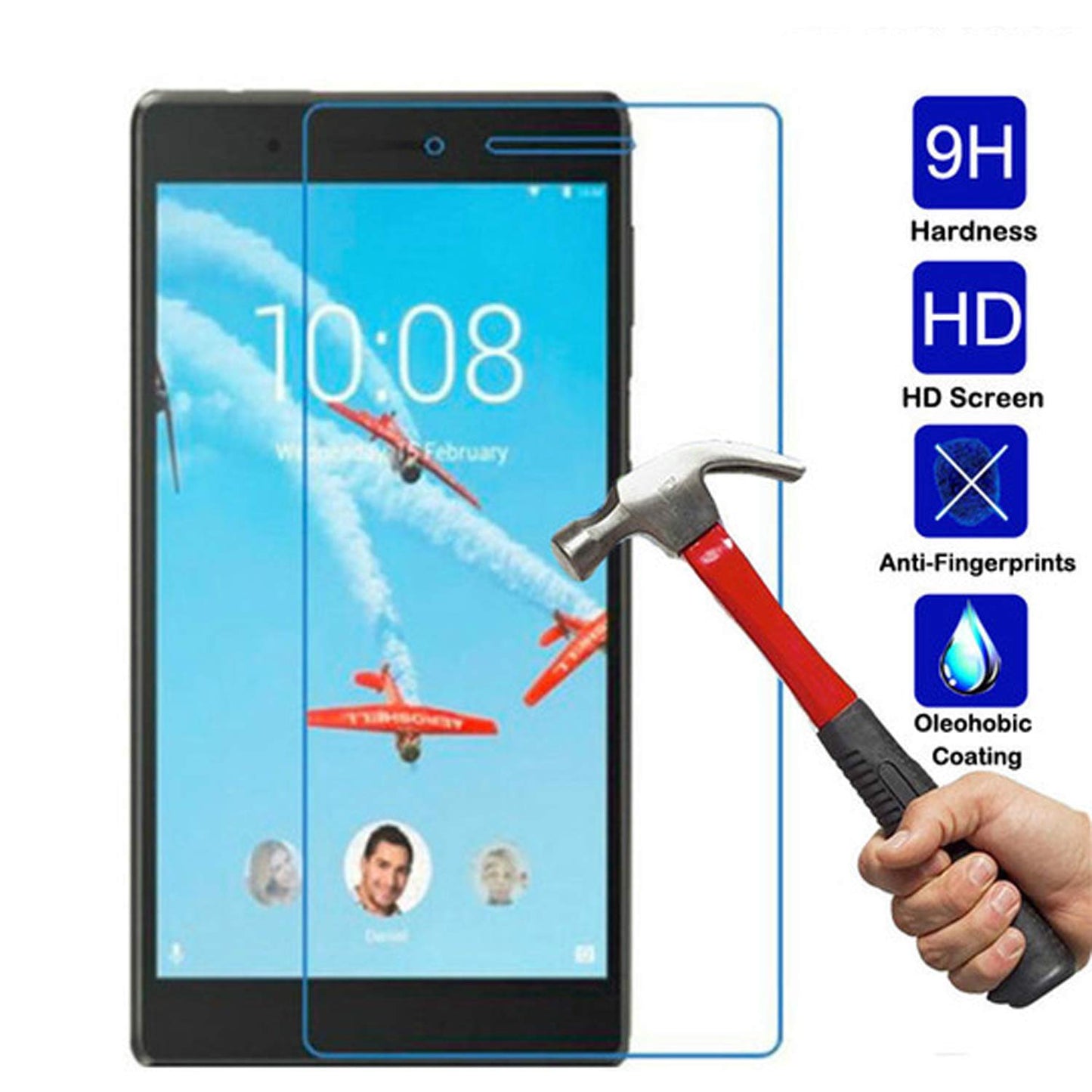 Tempered Glass for Lenovo Tab7 Tb-7504x (Namo E-Tab)