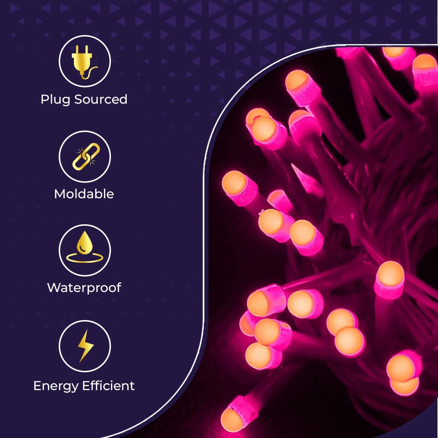 12M 40 LED string lights