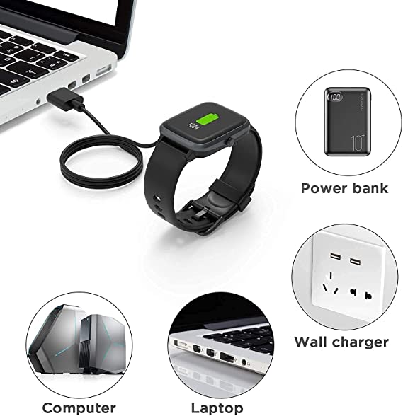 Charging Cable for SmartWatch Corseca Fittex Pro, Fittex Plus, Fittex Max