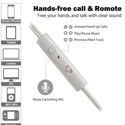 Wired Headphones Black