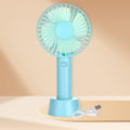 One94Store Mini Portable Hand Fan, Usb Fan Portable High Speed Built-in Rechargeable Battery Operated Summer Cooling Table Fan with Stand For Home Office Indoor Outdoor Travel (Assorted Color)