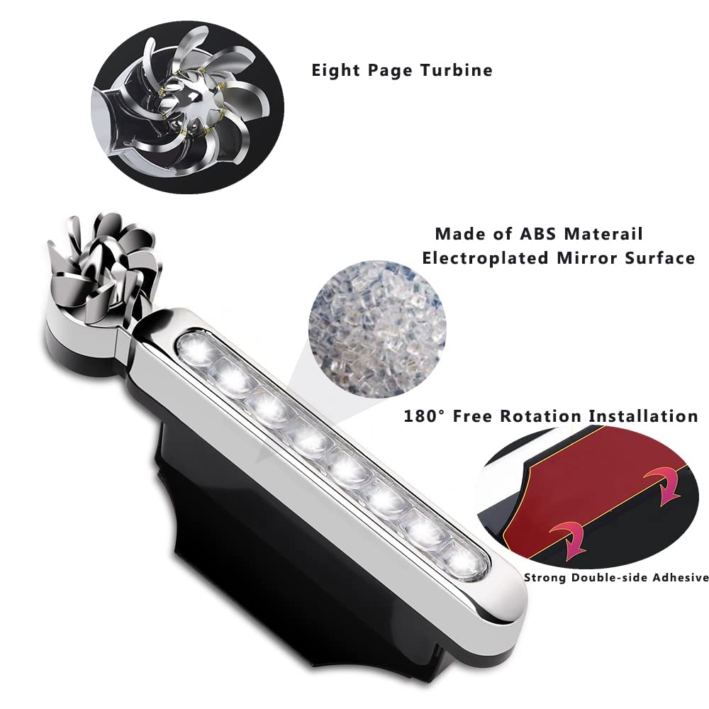 LED Wind Powered Vehicle Lights Car Lamp