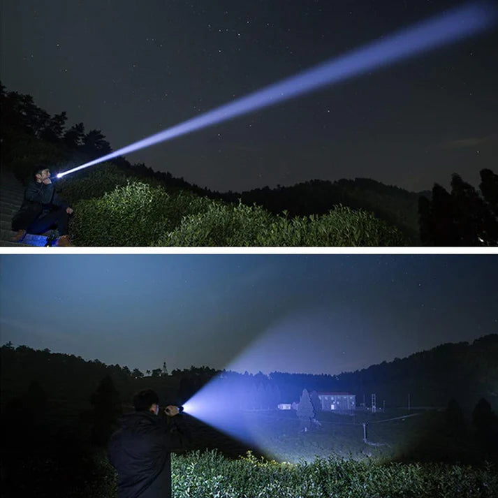 100W Laser LED Searchlight Dual Beam Top(Top + 24 SMD),