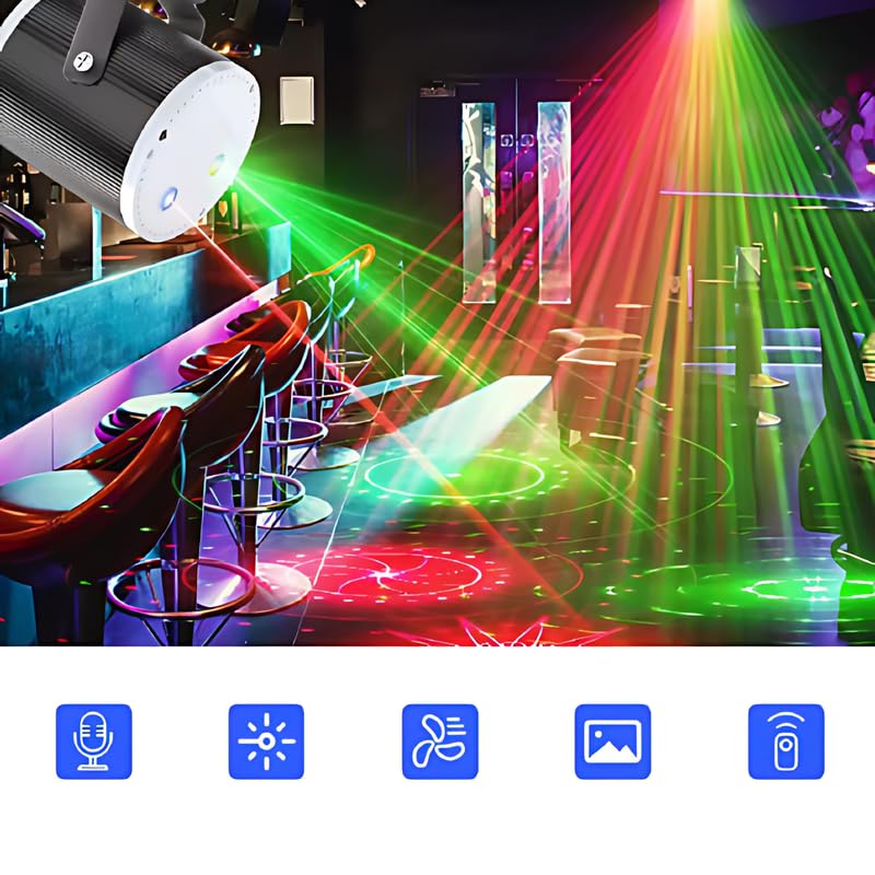 16-Pattern USB Party Laser Light