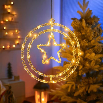 Star Ring Warm LED Decorative Light