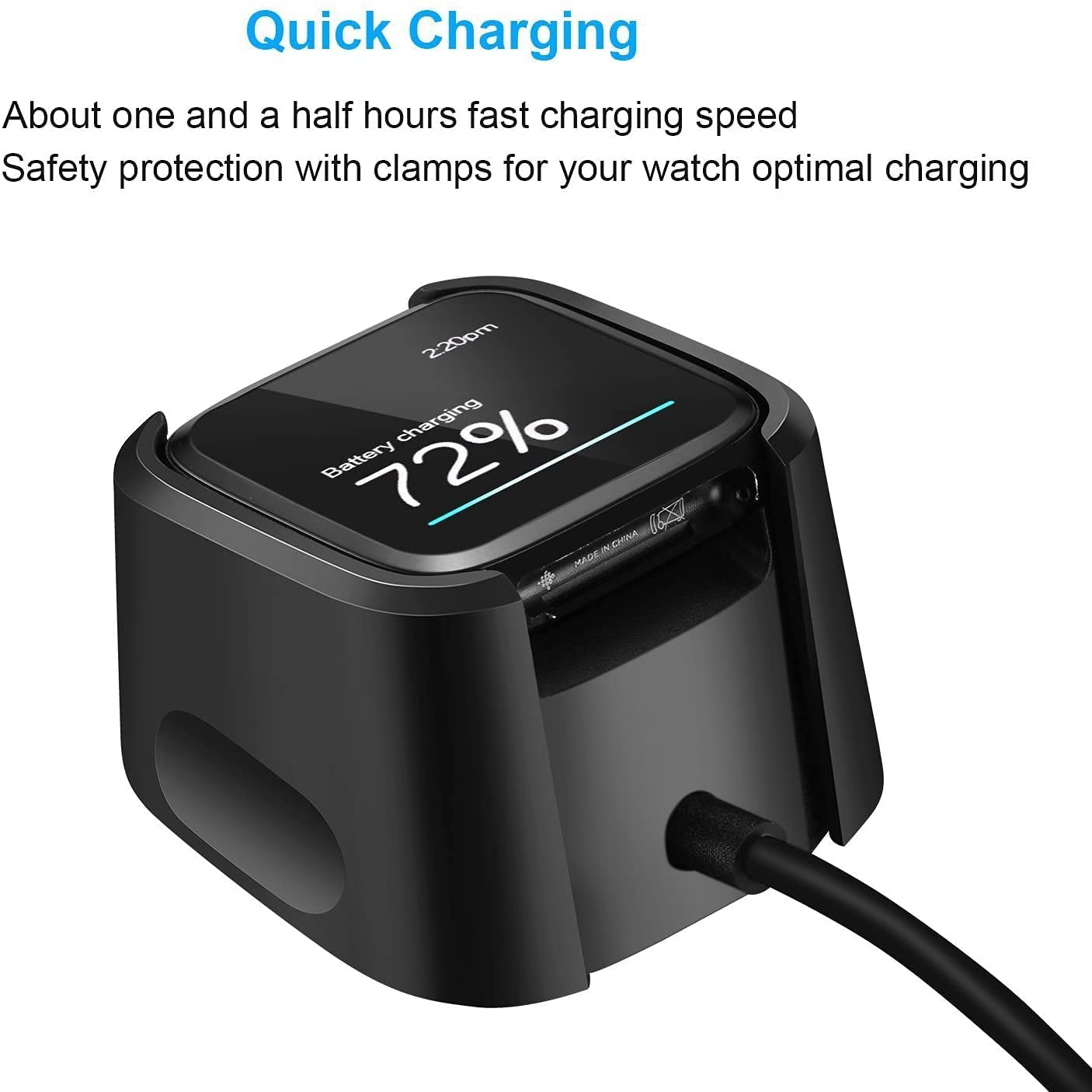 Charger for Fitbit Versa/Versa Lite/Versa SE (Not for Versa 2/3)