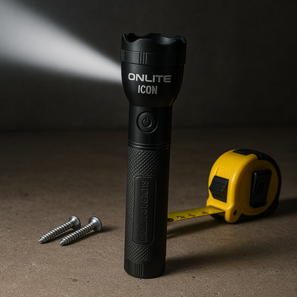 30W Hi-Watt LED Flashlight Mini USB Rechargeable, 2 Light Modes