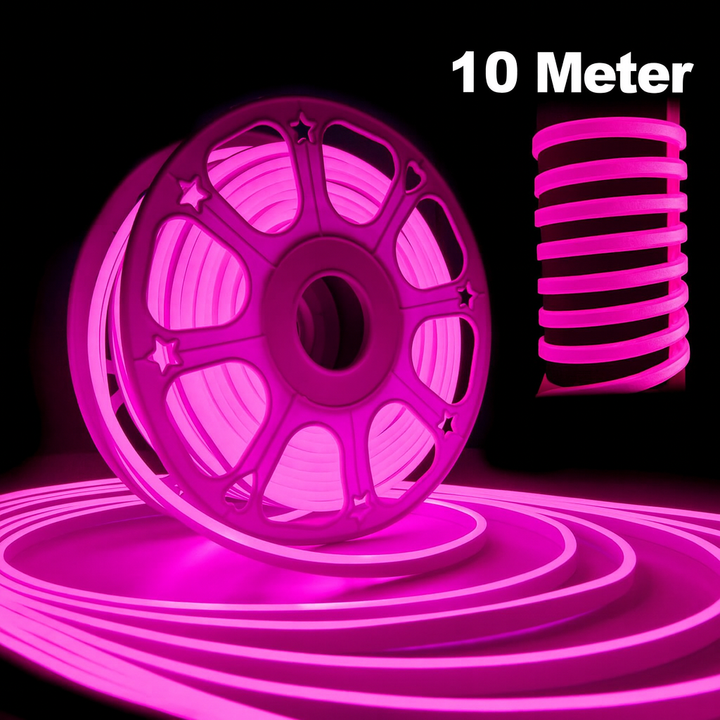 12MM THICK 220V SMD Pink Neon Rope Light