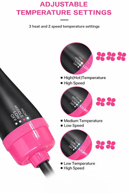 3in1 Hot Air Brush Dryer