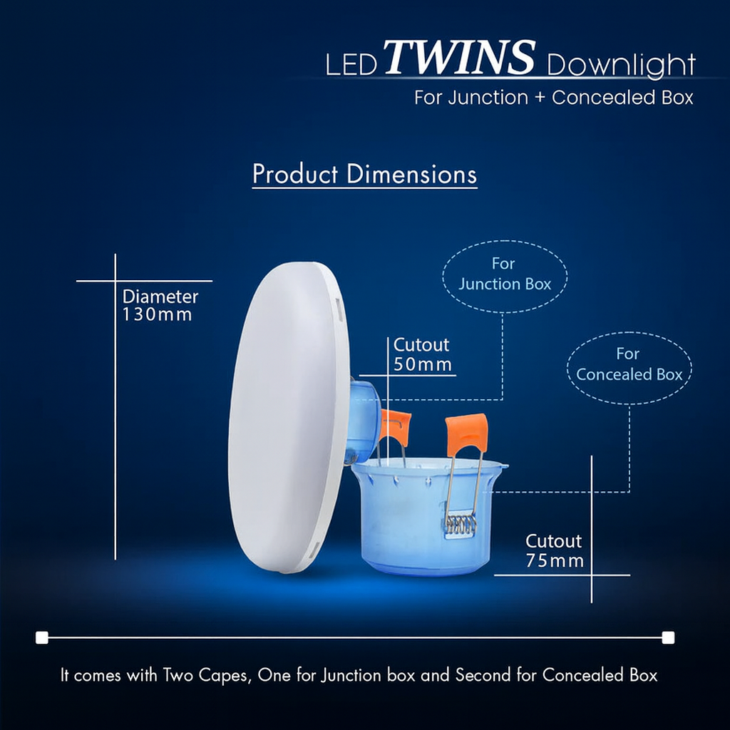 8W + 8W Dual RGB LED Wall Light