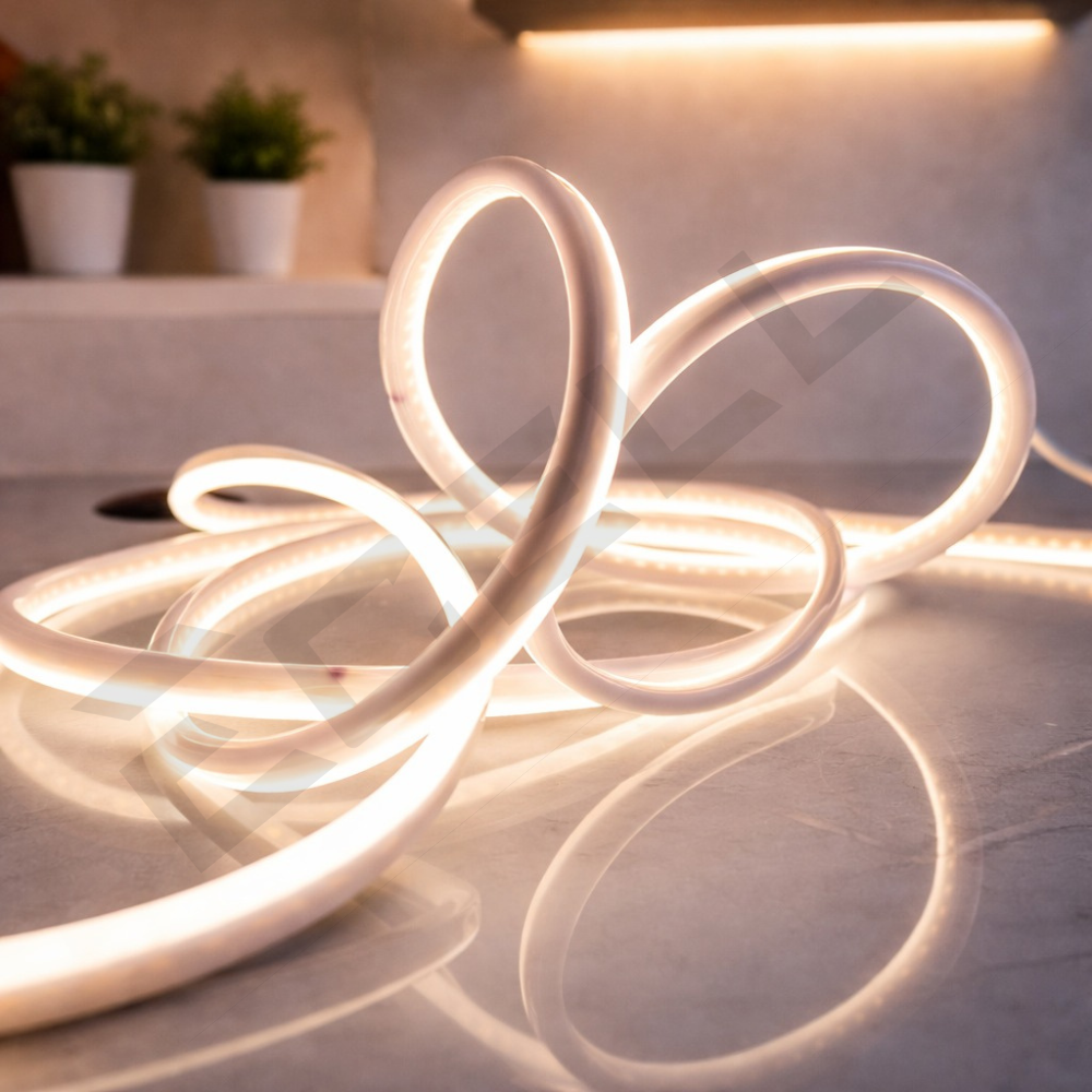 12MM THICK 220V SMD Warm Neon Rope Light
