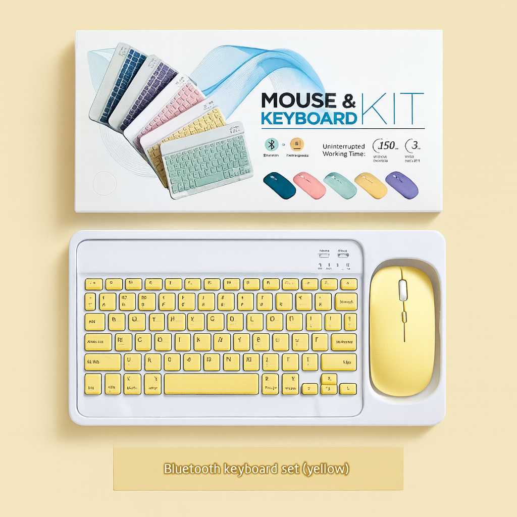 Mini Bluetooth Keyboard and Mouse Combo