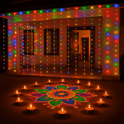 Gel Wire-Multi Fairy String Light 8mm Blub - 45M