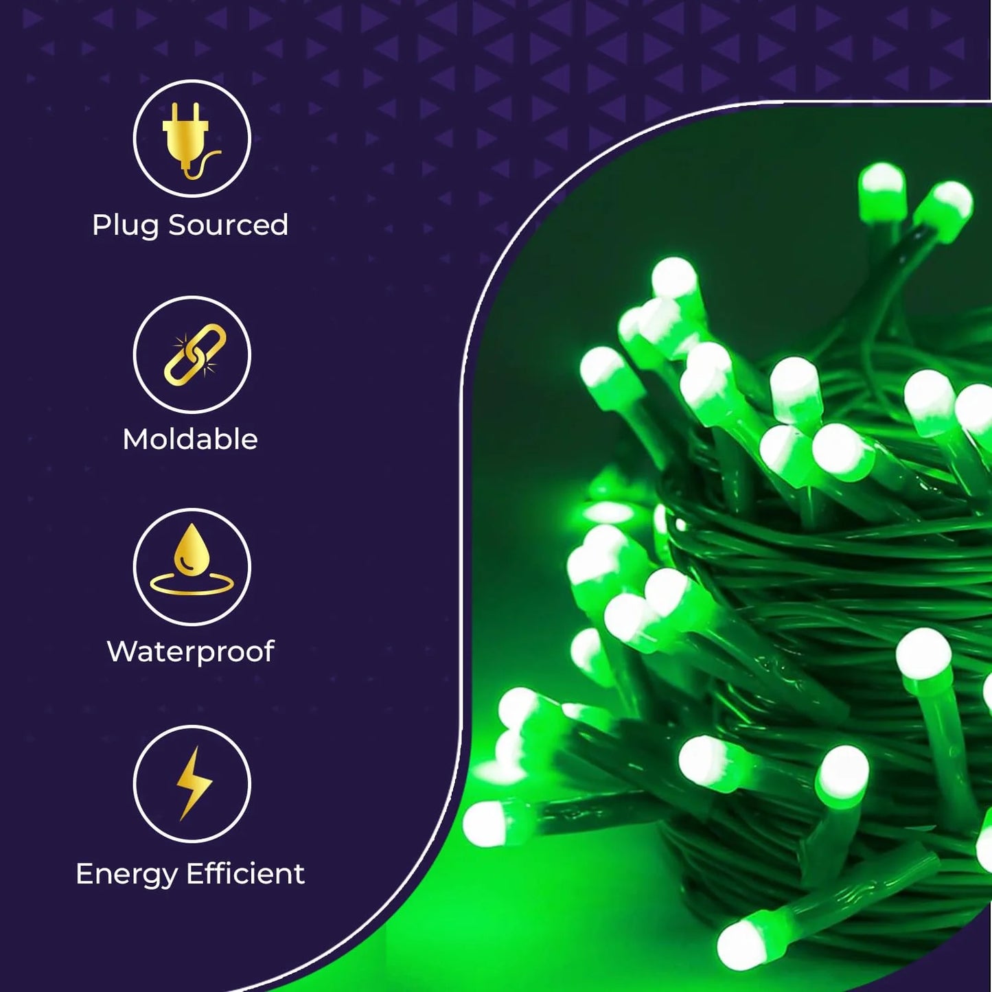 12M 40 LED string lights