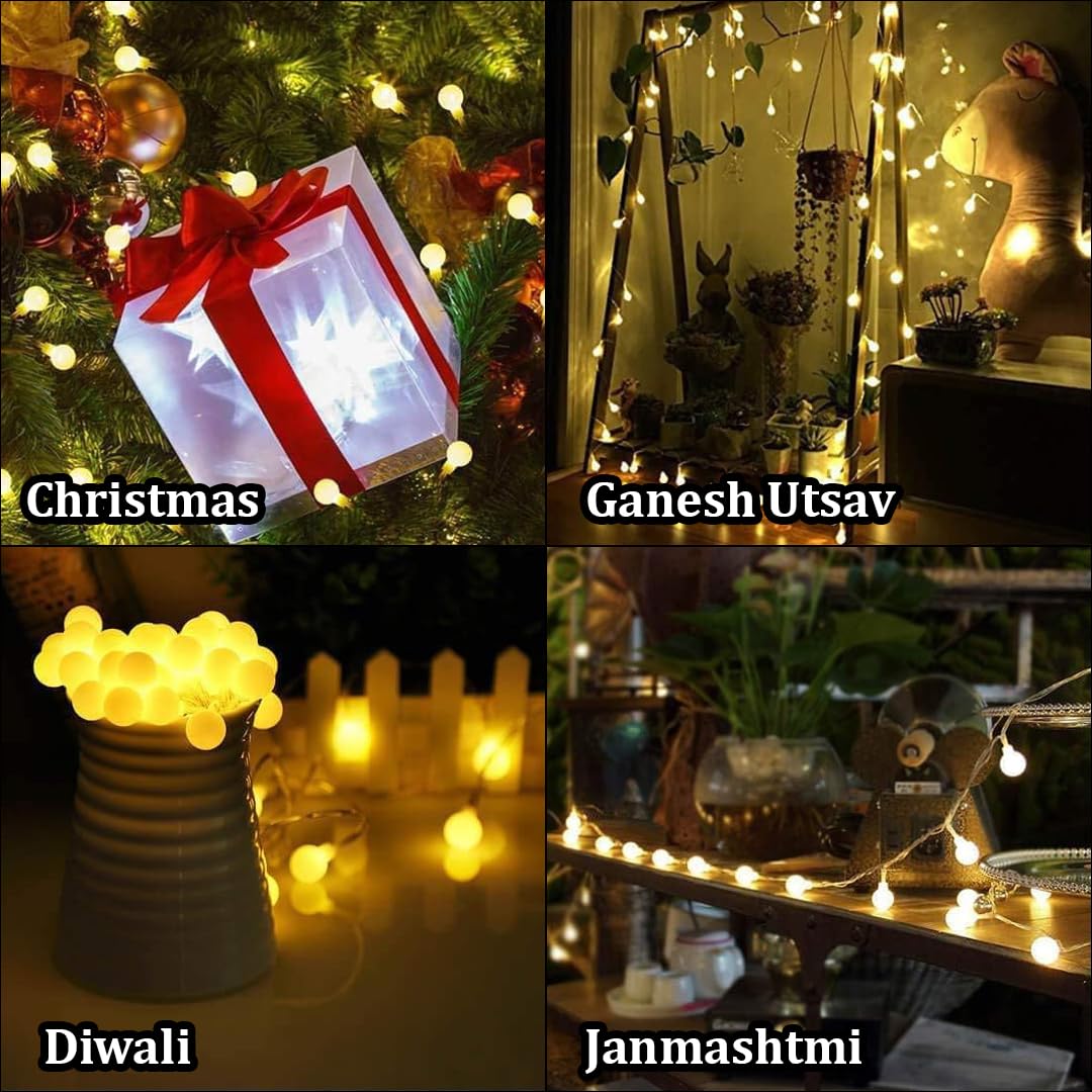 7 5m 14 Globe Bubble Ball Lights