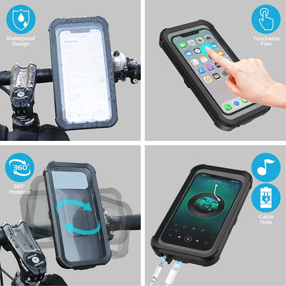 RideLock 360 Shockproof Phone Holder for Bikes