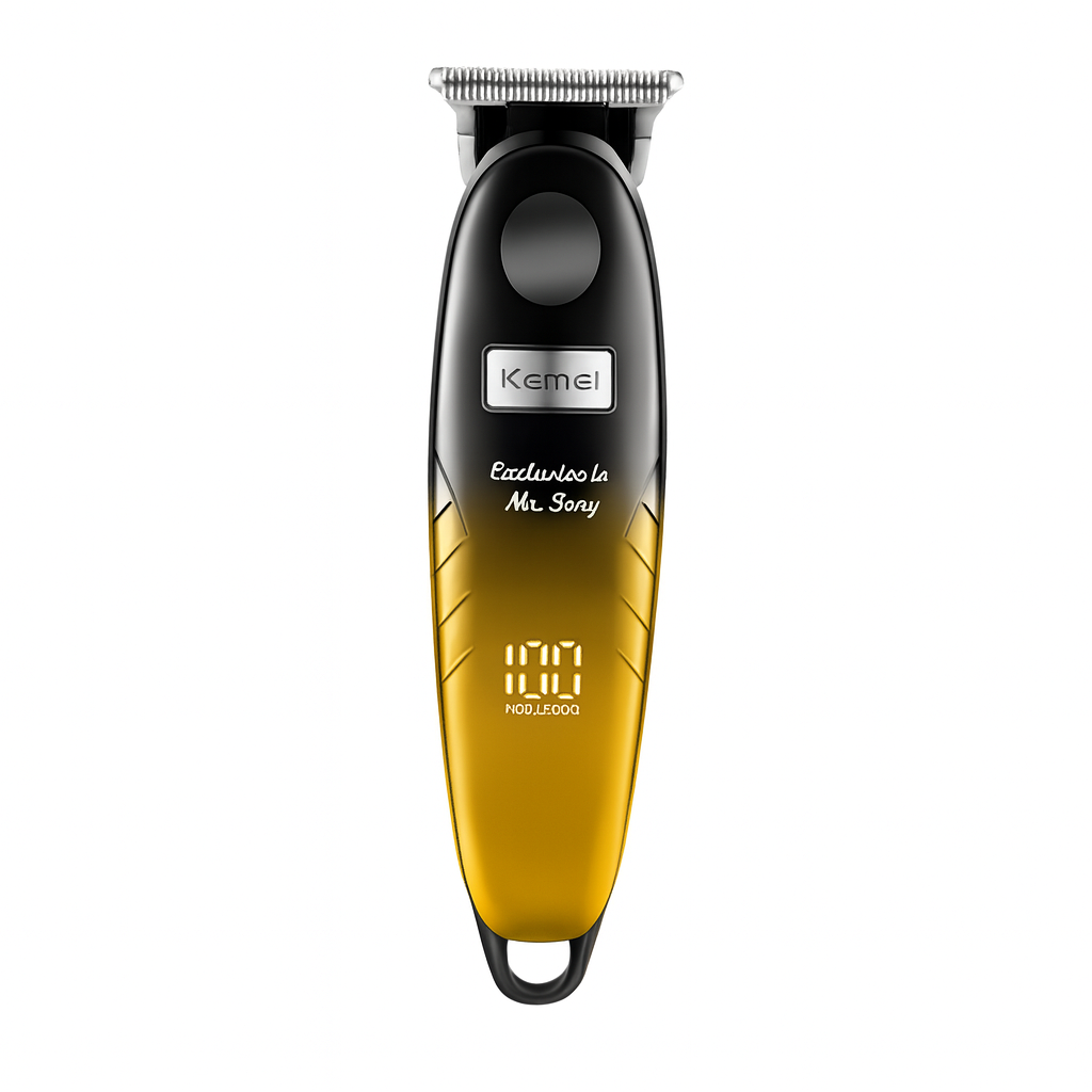 Kemei Professional Hair Trimmer | LCD Display | USB-C Charging | ~120-min Runtime