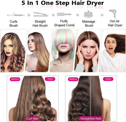 5-in-1 Hair Dryer Air Brush Styler