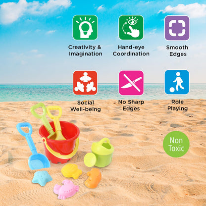 Sand Game Castle Building Plastic Beach Toy