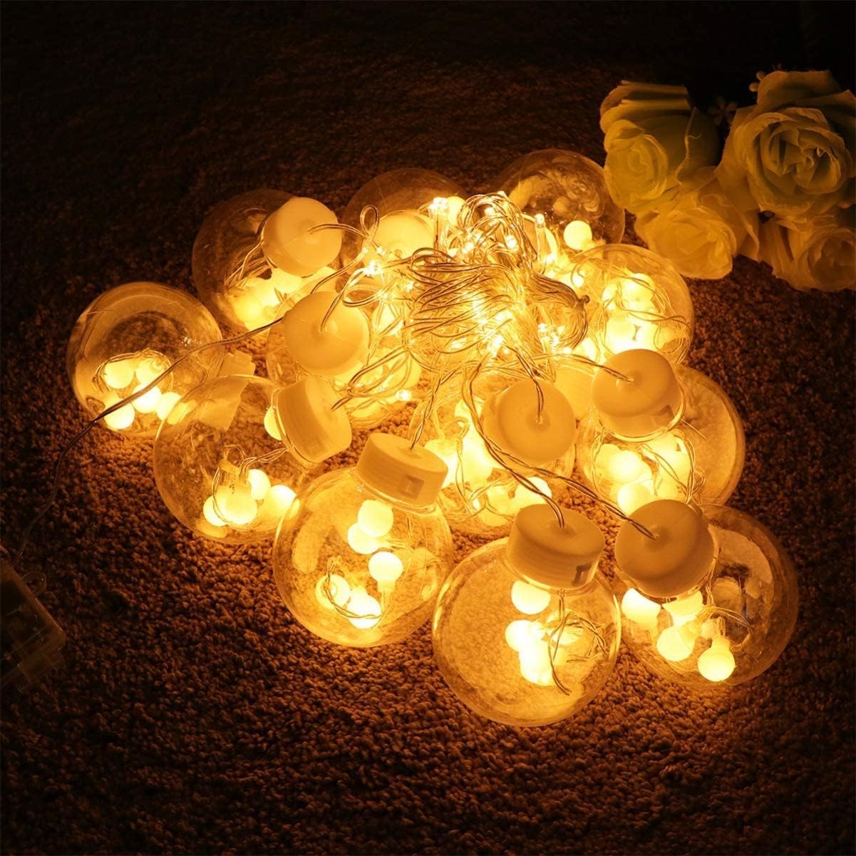 APEX LED Light Brighten Your Diwali with Our Variety of LED Small Lights Festive Energy-Efficient and Perfect for Every Decoration Style (Round Yellow)