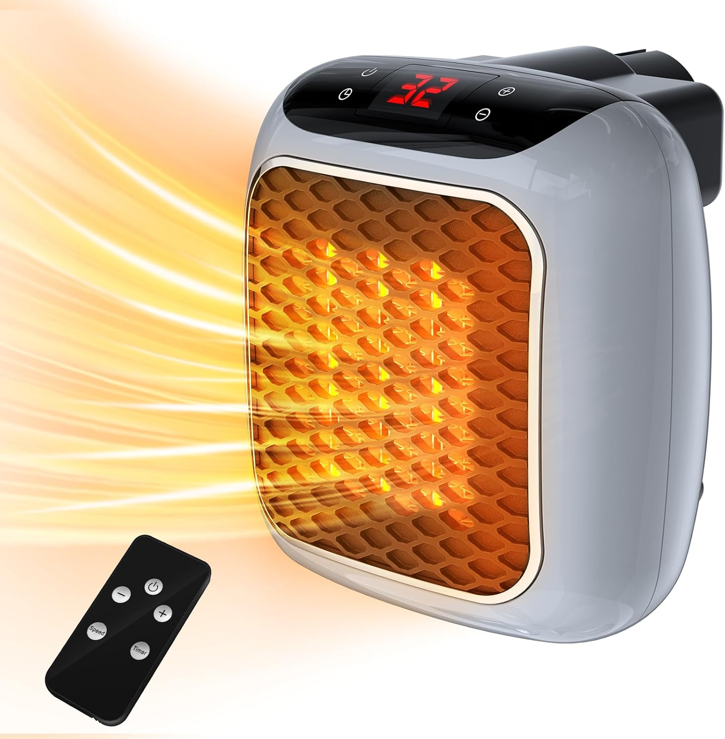 800W Plug-In Mini Personal Heater