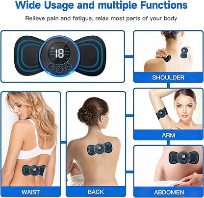 Full Body Mini Butterfly TENS Massager with 8 Mode
