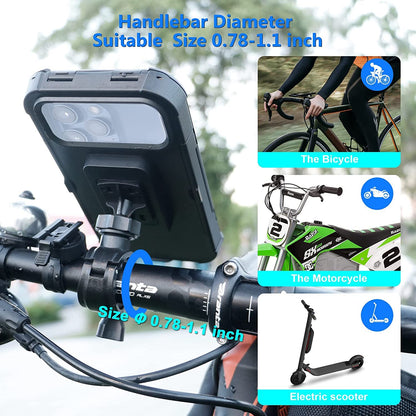 RideLock 360 Shockproof Phone Holder for Bikes