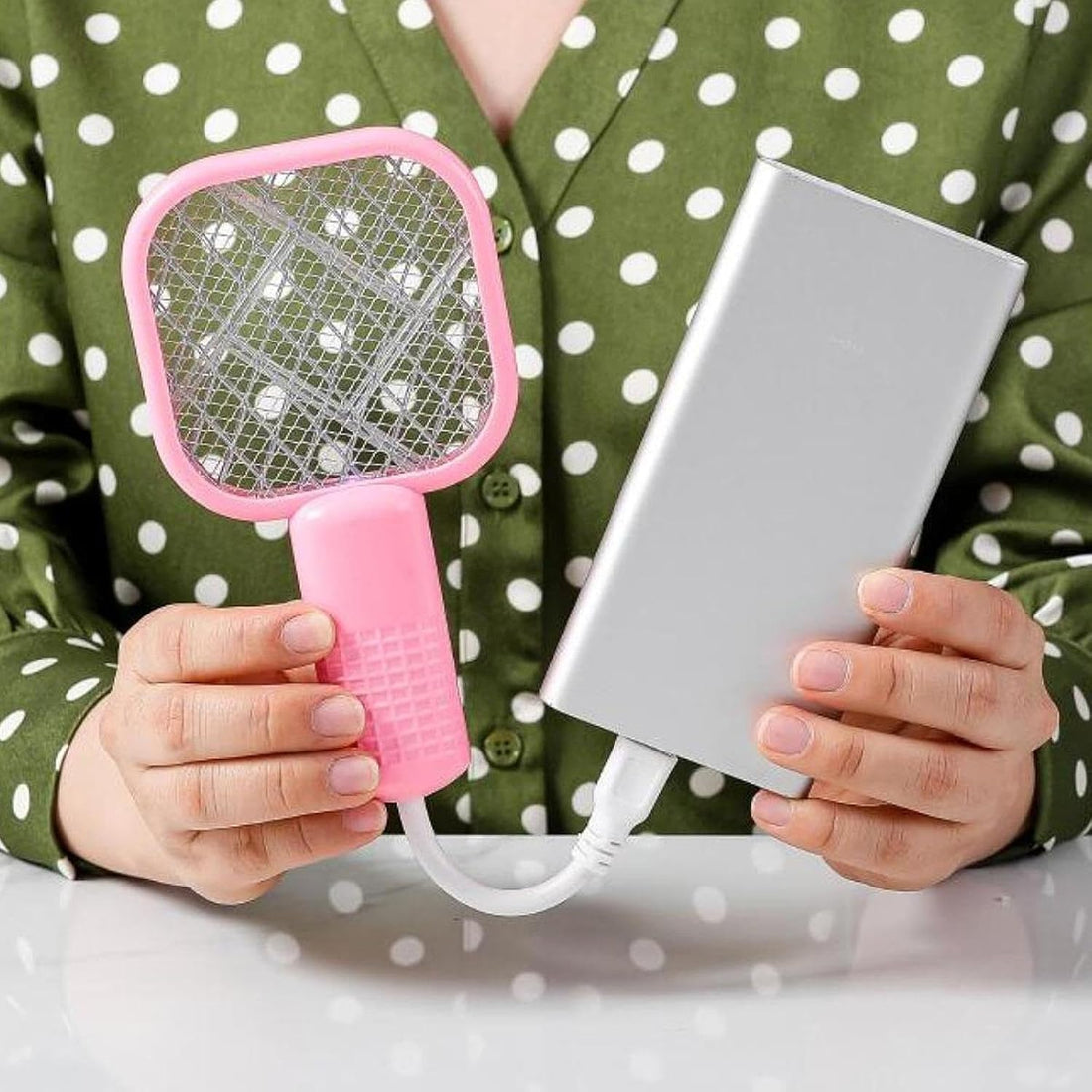 Electric Mosquito Killer Bat – USB Charging & UV Light
