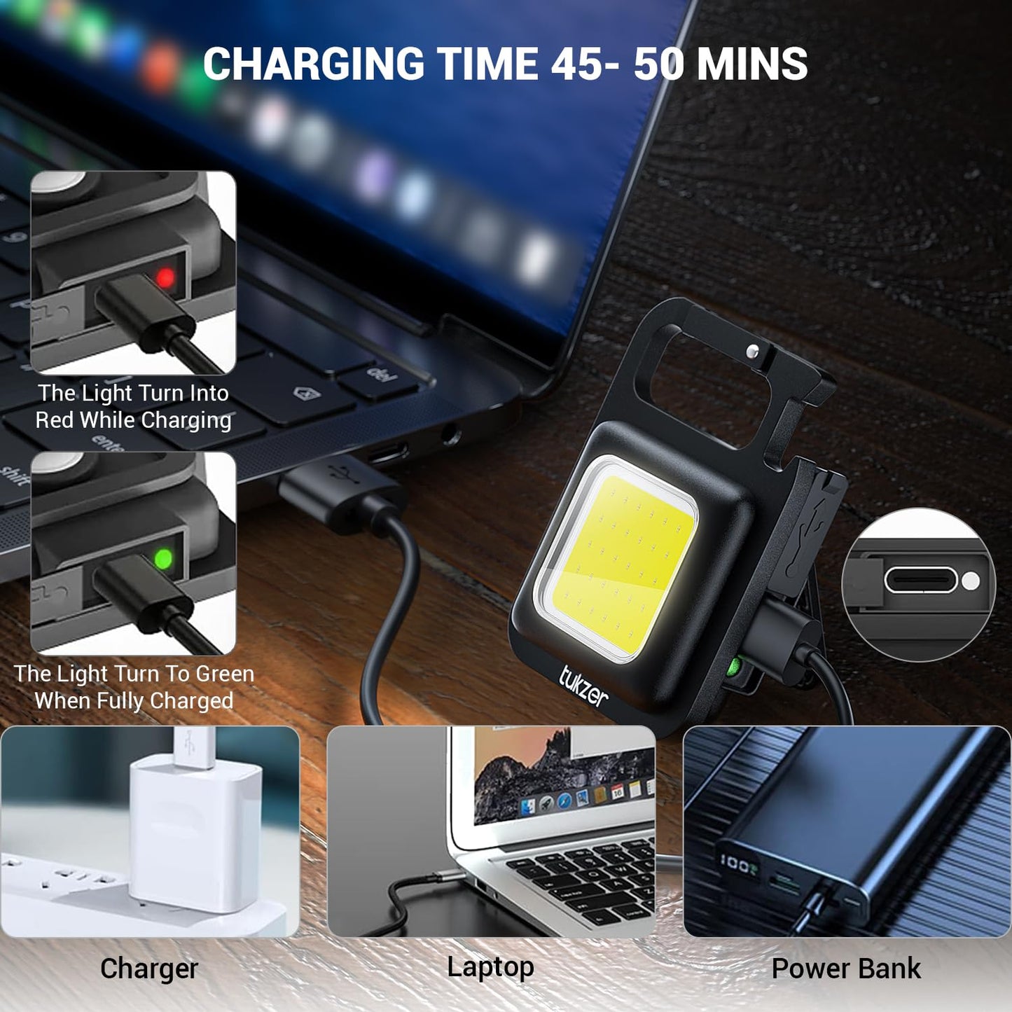 Multifunctional Keychain Mini LED Light