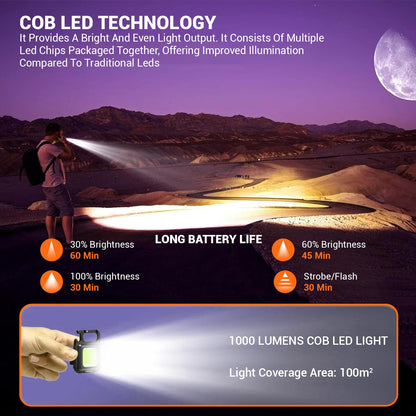 Multifunctional Keychain Mini LED Light