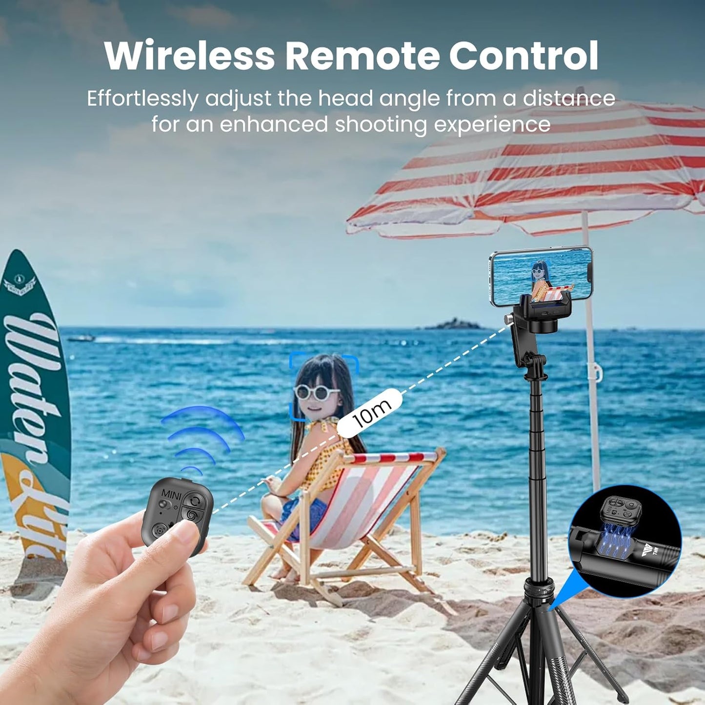 Auto Face-Tracking Gimbal Stabilizer Tripod